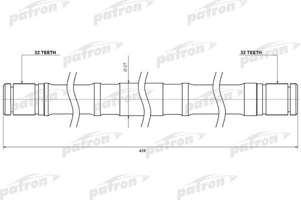 Arbre de transmission PATRON CD20TLH