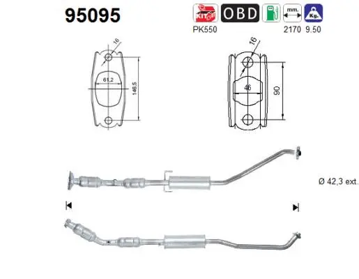Catalyseur AS 95095
