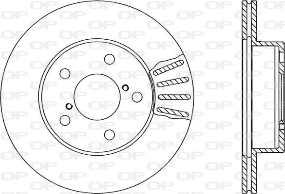 Disque de frein OPEN PARTS BDR1818.20