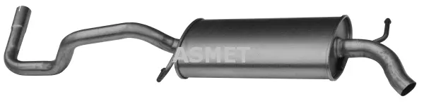 Silencieux arrière ASMET 19.014
