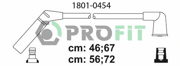 Kit de câbles d'allumage PROFIT 1801-0454