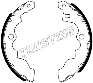 Jeu de mâchoires de frein TRUSTING 110.342