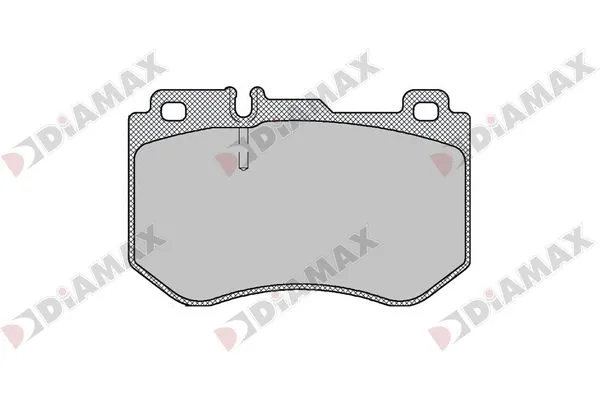 Kit de plaquettes de frein, frein à disque DIAMAX N09855
