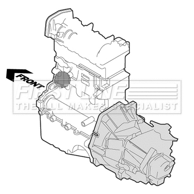 Support moteur FIRST LINE FEM3169