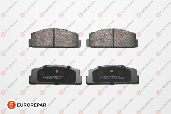 Kit de plaquettes de frein, frein à disque EUROREPAR 1681163780