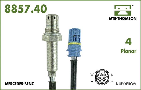 Sonde lambda MTE-THOMSON 8857.40.033
