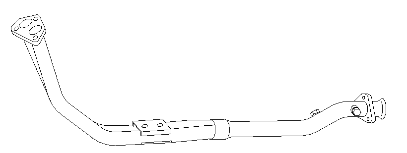 Tuyau d'échappement Vellerand 11040