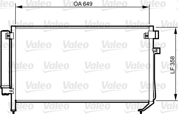 Condenseur, climatisation VALEO 814312