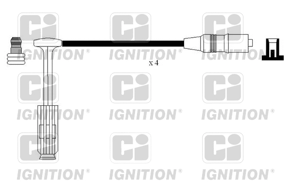 Kit de câbles d'allumage QUINTON HAZELL XC1136