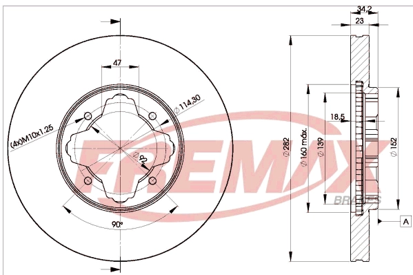 Disque de frein FREMAX BD-0837