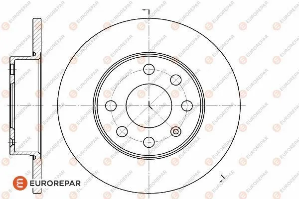 Disque de frein EUROREPAR 1618876680
