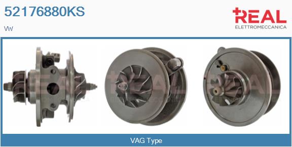 Groupe carter, turbocompresseur REAL 52176880KS