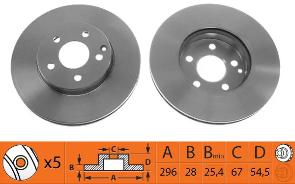 Disque de frein SB BR31115T