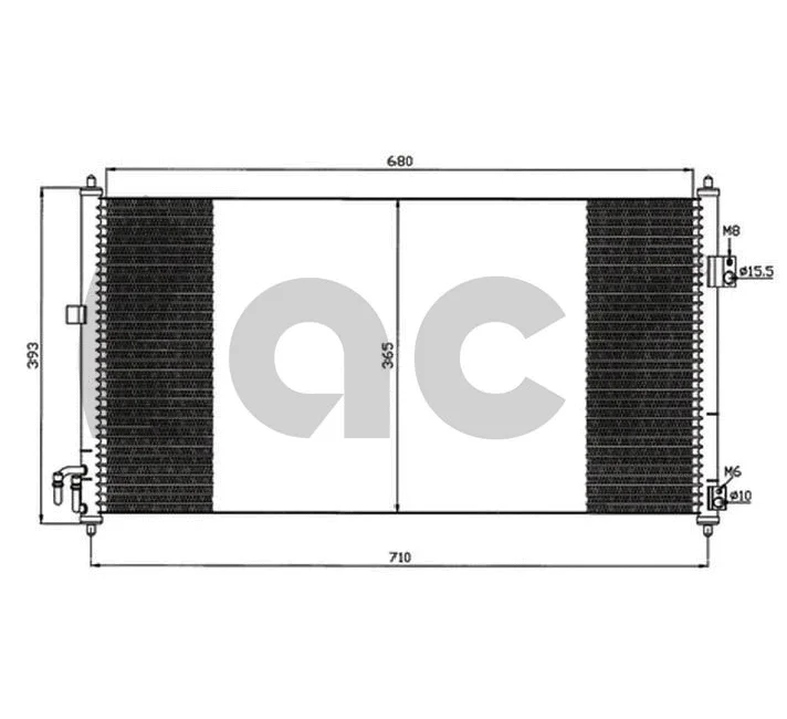 Condenseur, climatisation ACR 300601