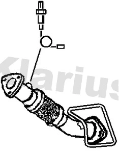 Tuyau d'échappement KLARIUS 301695