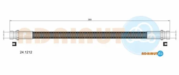 Flexible de frein ADRIAUTO 24.1212