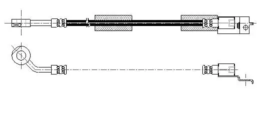 Flexible de frein Technika 49123
