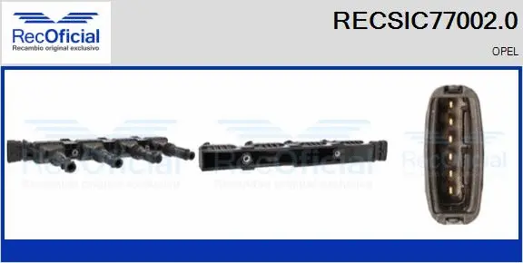 Bobine d'allumage RECOFICIAL RECSIC77002.0