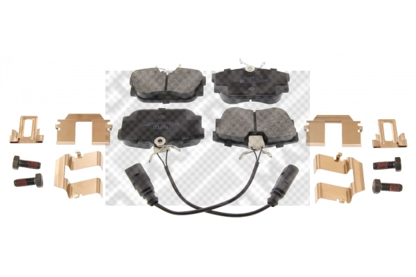 Kit de plaquettes de frein, frein à disque MAPCO 6790