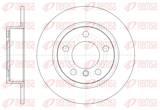 Disque de frein REMSA 61441.00