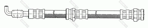 Flexible de frein GIRLING 9004122