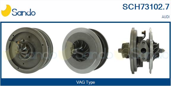 Groupe carter, turbocompresseur SANDO SCH73102.7