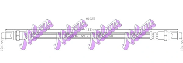 Flexible de frein KAWE H1025
