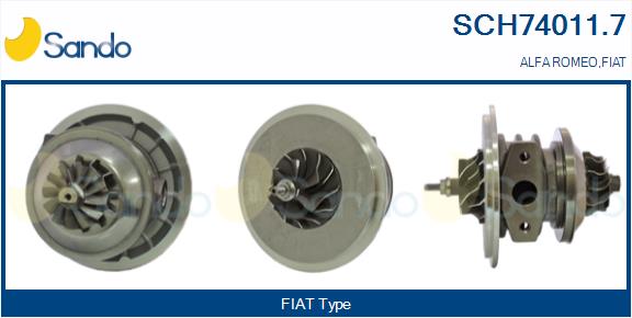 Groupe carter, turbocompresseur SANDO SCH74011.7