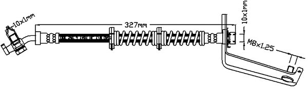 Flexible de frein JURATEK JBH1285R