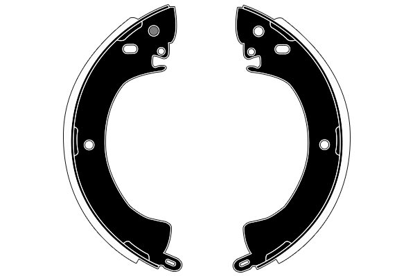 Jeu de mâchoires de frein RAICAM RA25240