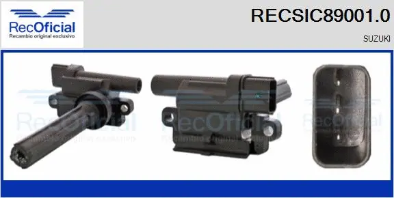 Bobine d'allumage RECOFICIAL RECSIC89001.0