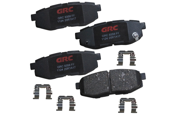 Kit de plaquettes de frein, frein à disque GRC - Ultra Brakes GCD1124