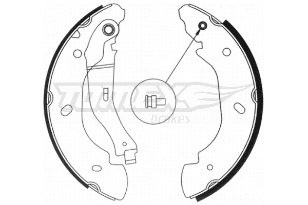 Jeu de mâchoires de frein TOMEX Brakes TX 20-94