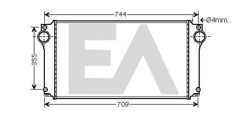 Refroidisseur d'air de suralimentation EACLIMA 36A71008
