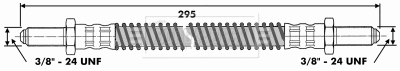 Flexible de frein BORG & BECK BBH6480