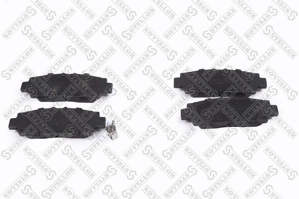 Kit de plaquettes de frein, frein à disque STELLOX 387 000B-SX