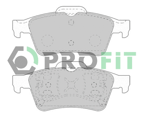 Kit de plaquettes de frein, frein à disque PROFIT 5000-1540