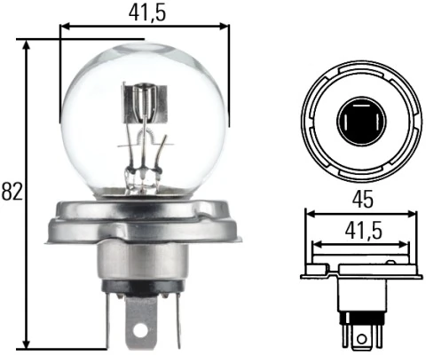 Ampoule, projecteur principal HELLA 8GD 002 088-071