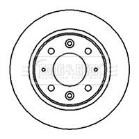 Disque de frein BORG & BECK BBD4190