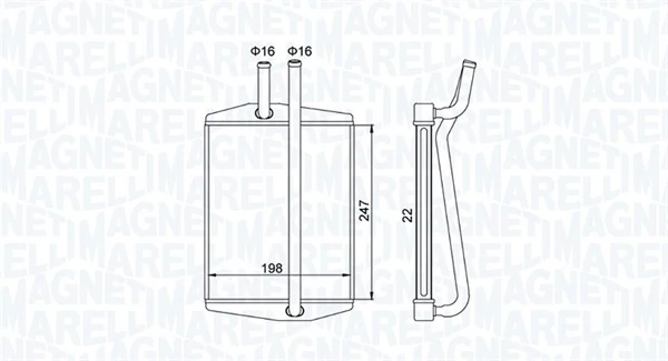 Système de chauffage MAGNETI MARELLI 350218413000