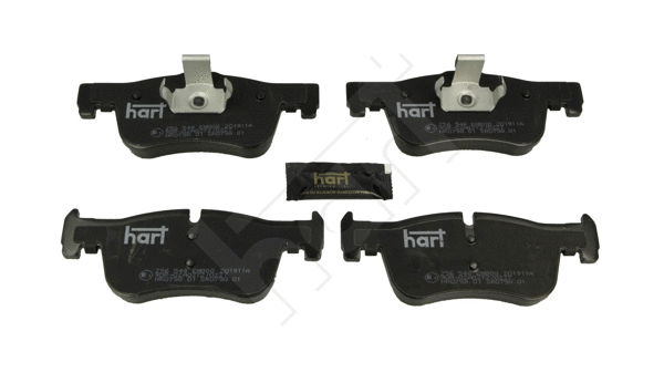 Kit de plaquettes de frein, frein à disque HART 256 548