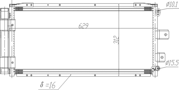 Condenseur, climatisation HART 623 909
