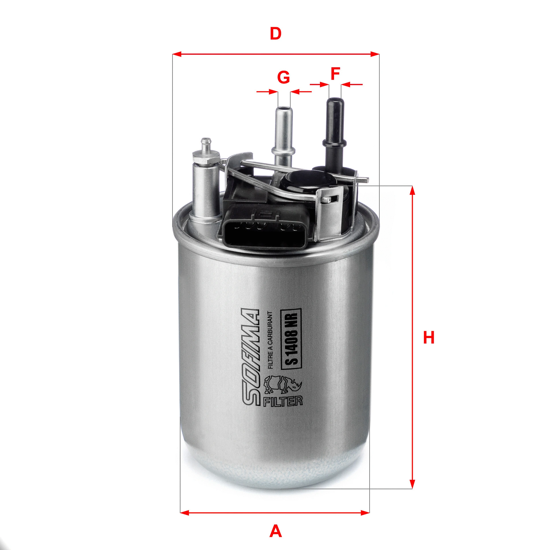 Filtre à carburant SOFIMA S 1408 NR