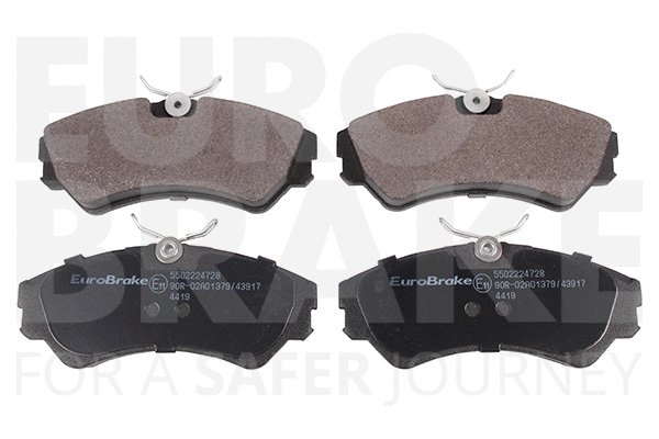 Kit de plaquettes de frein, frein à disque EUROBRAKE 5502224728