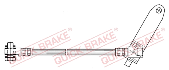 Flexible de frein QUICK BRAKE 59.979X