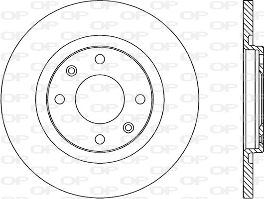 Disque de frein OPEN PARTS BDR1717.10