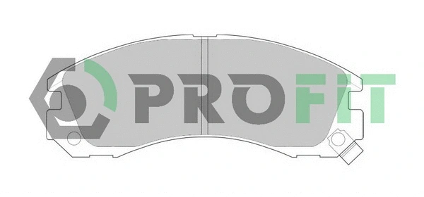Kit de plaquettes de frein, frein à disque PROFIT 5000-0765 C