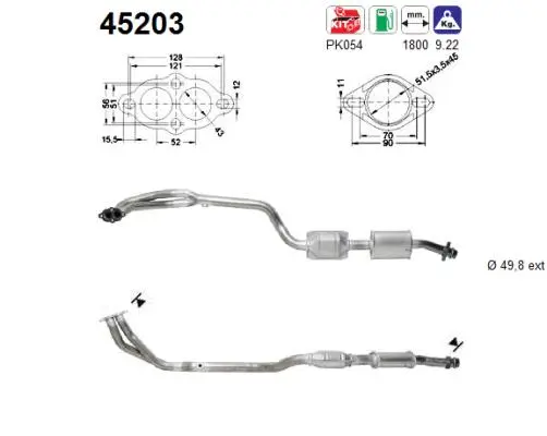 Catalyseur AS 45203