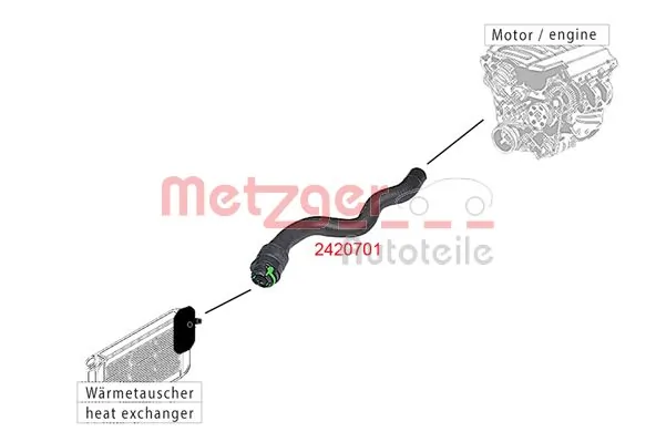 Gaine de chauffage METZGER 2420701
