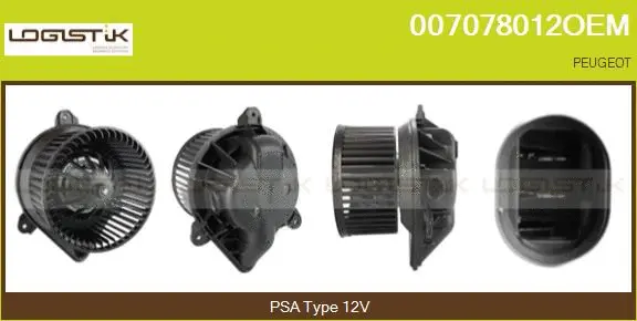 Pulseur d'air habitacle LGK 007078012OEM
